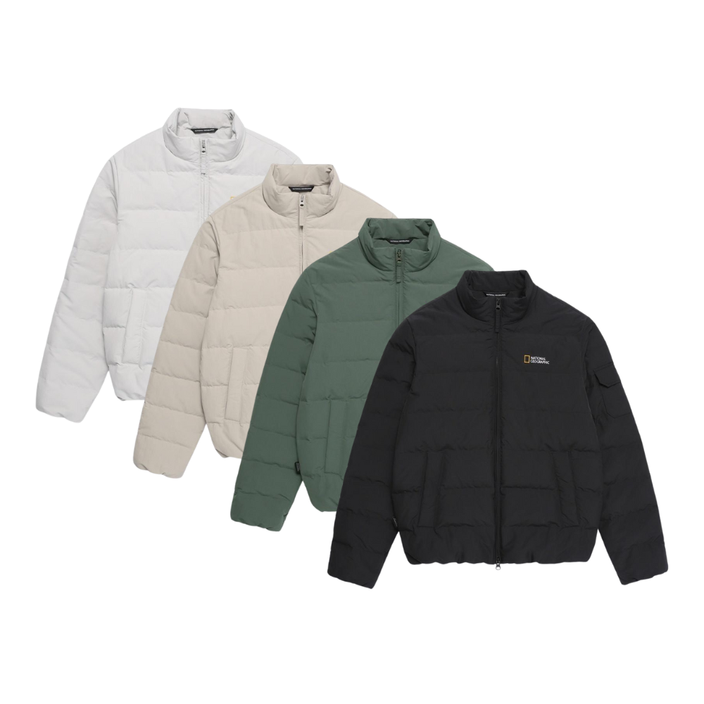 2025 FW 내셔널지오그래픽 헤론 스탠드넥 경량 구스다운 점퍼 N254UDW022 189,000원