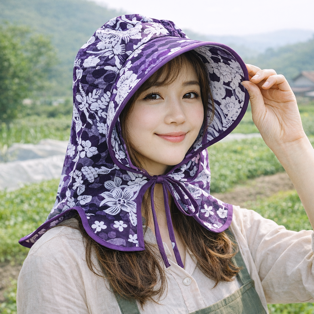 자외선차단 농사모자 여성 햇빛가리개 모자 넥커버 등산 낚시 작업모자 증정품 쿨토시+1 12,700원