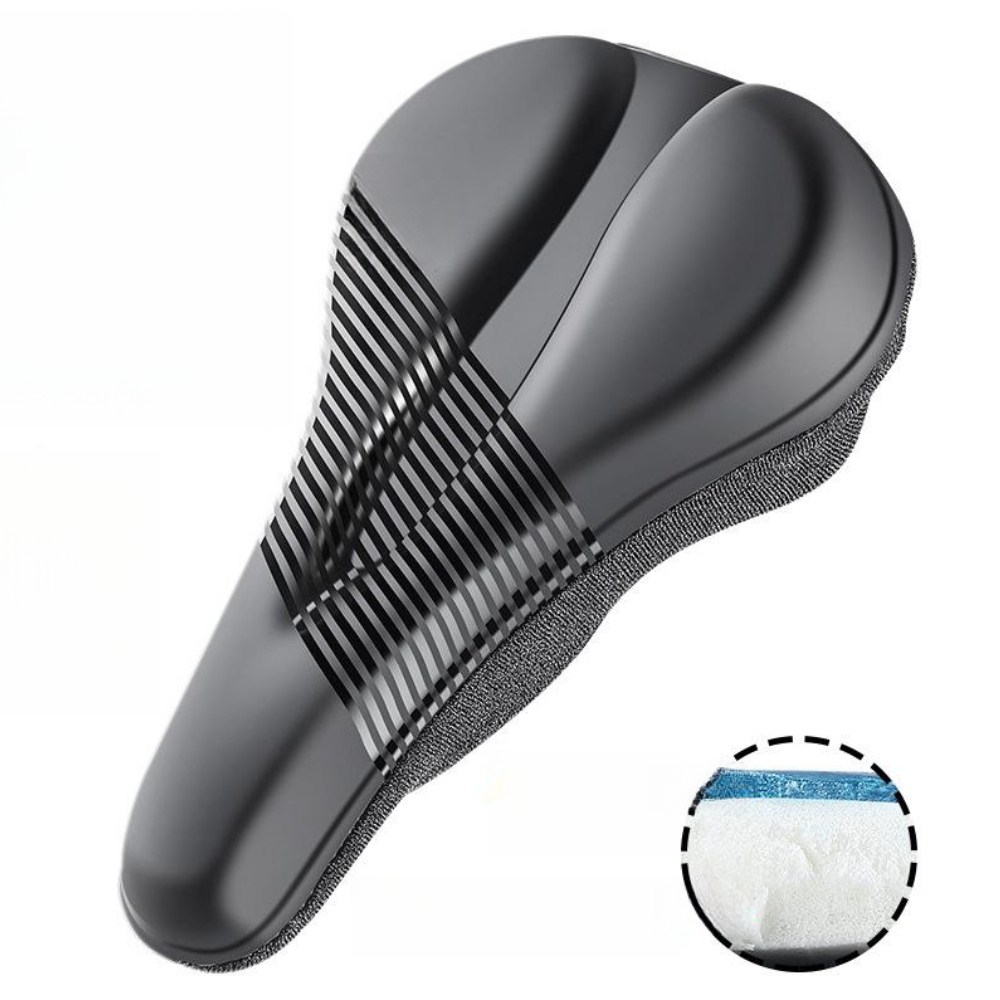 에코하이진 자전거 메모리폼 쿠션 안장커버, 1개, 검정 17,900원