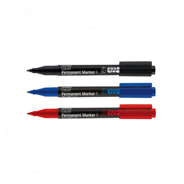 모나미 생잉크 네임펜F 122 단색(12자루) 흑 적 청, 적색 14,400원