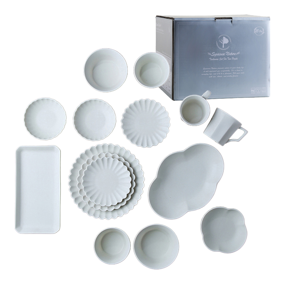 시라쿠스 네이처 2인 식기세트 15p 98,800원