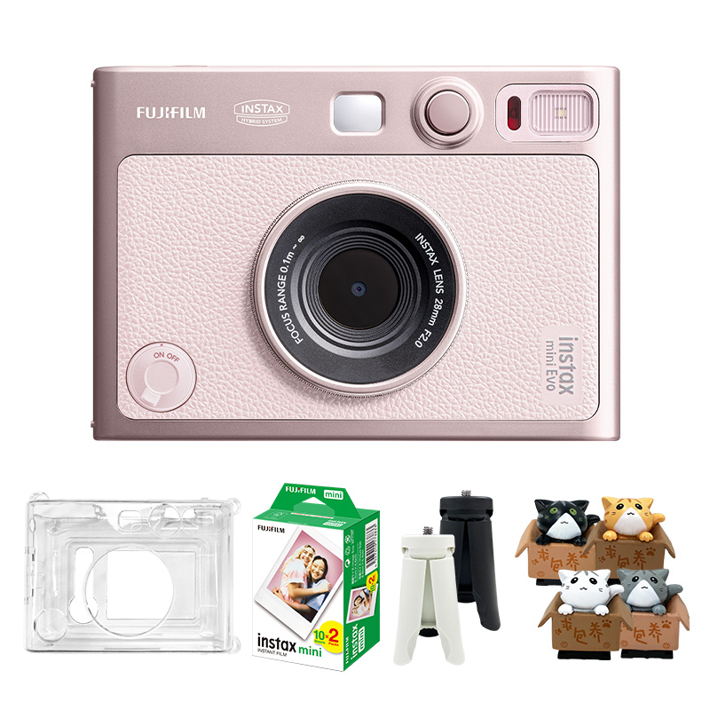 인스탁스 미니에보 EVO 즉석카메라 젠틀로즈+투명케이스+필름20장+선물SET 351,800원