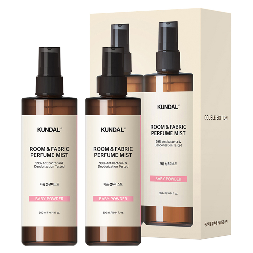 쿤달 퍼퓸 룸 앤 패브릭 베이비파우더 섬유 탈취제 본품, 300ml, 2개 14,030원