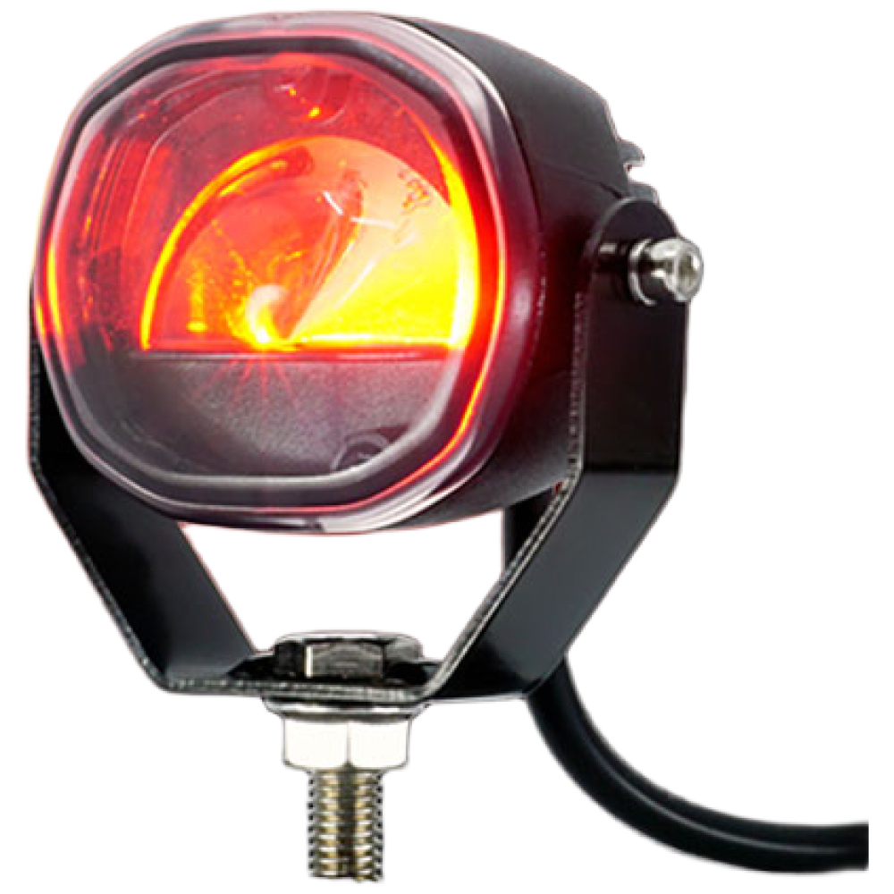 삼항LED DC12V-60V겸용 지게차 ARC미니 LED안전라인램프 U형 사고방지 스팟램프 써치라이트, 레드LED, 1개 44,910원