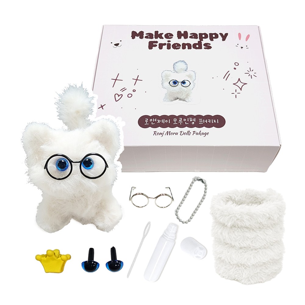 로앤제이 모루인형 만들기 DIY키트 패키지 모루 재료 부자재 키링 만들기 세트 악세사리 철사인형 털철사 동물철사 9,800원