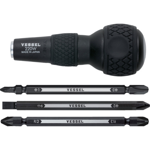 베셀(VESSEL) 베셀 볼그립교체드라이버세트 No.220W -3, 1세트 16,800원