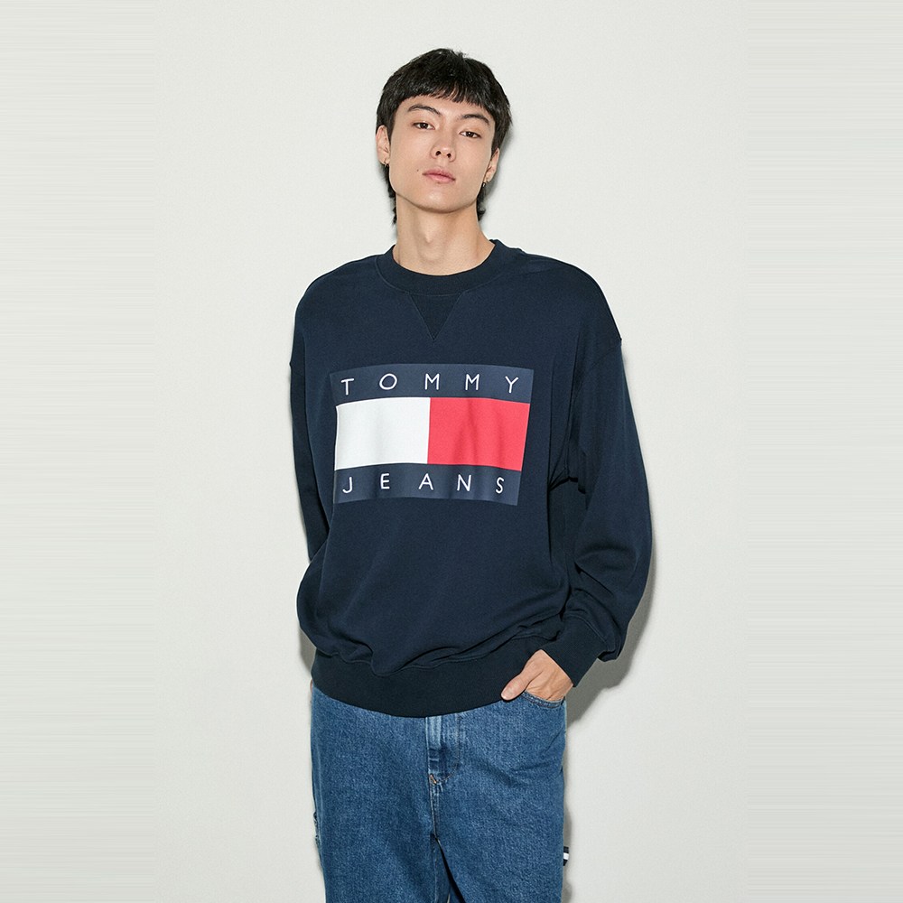 타미힐피거 릴렉스 빅플래그 스웨트셔츠 (T32E6TTO10TMT2C1G) 61,440원