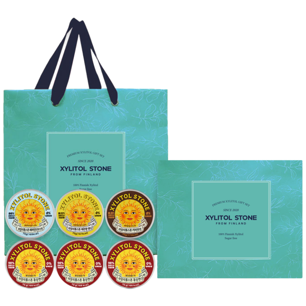 [화이트데이N]자일리톨 프리미엄 스페셜 캔디 에디션 선물세트 6종 세트 홍삼 페퍼민트부스터 레몬 커피 선물 답례품, 6개, 70g 77,700원