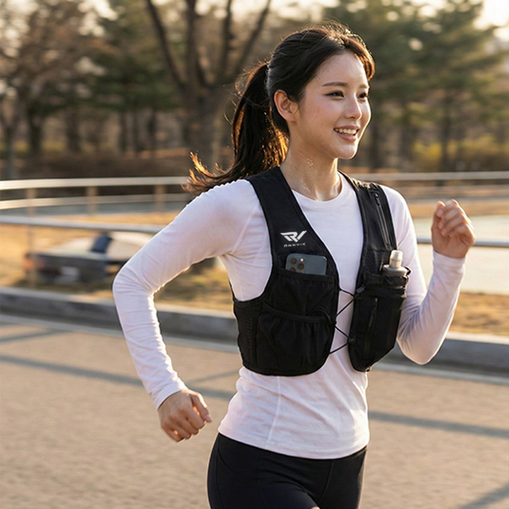 론빅 프리미엄 러닝조끼 베스트 트레일 등산 런닝 마라톤 라이딩 싸이클 남녀공용 48,000원