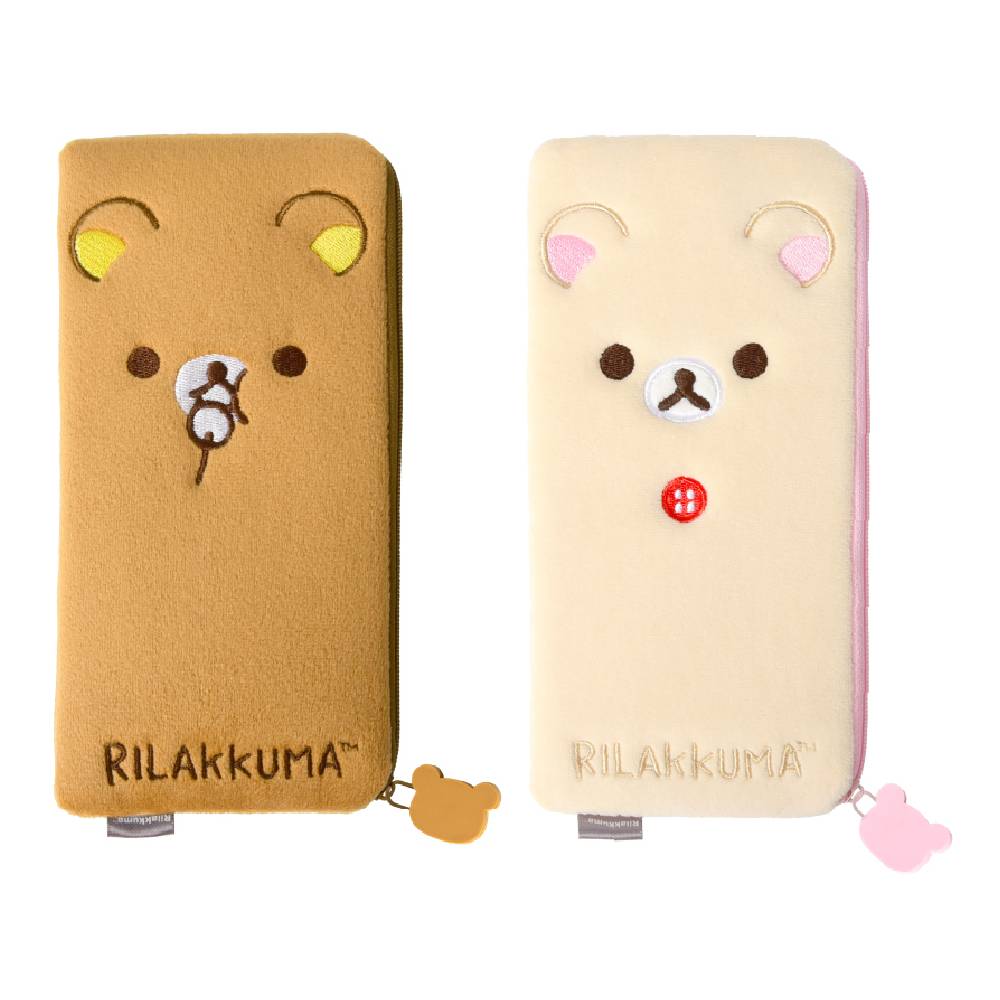 리락쿠마 필통 파우치 2종, 1개, 브라운 (리락쿠마 RK-PU11) 7,500원