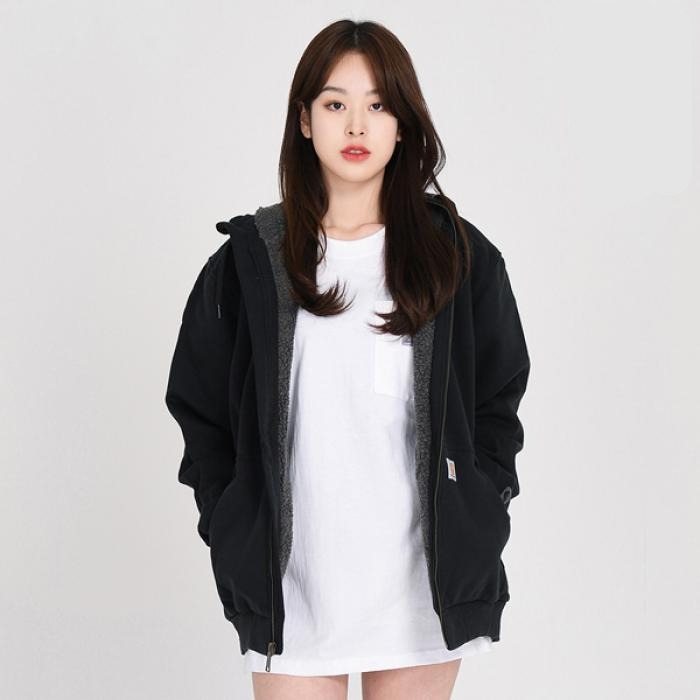 칼하트 (103308) 락랜드 셰르파 (양털안감) 후드집업 NAVY (472) 147,800원