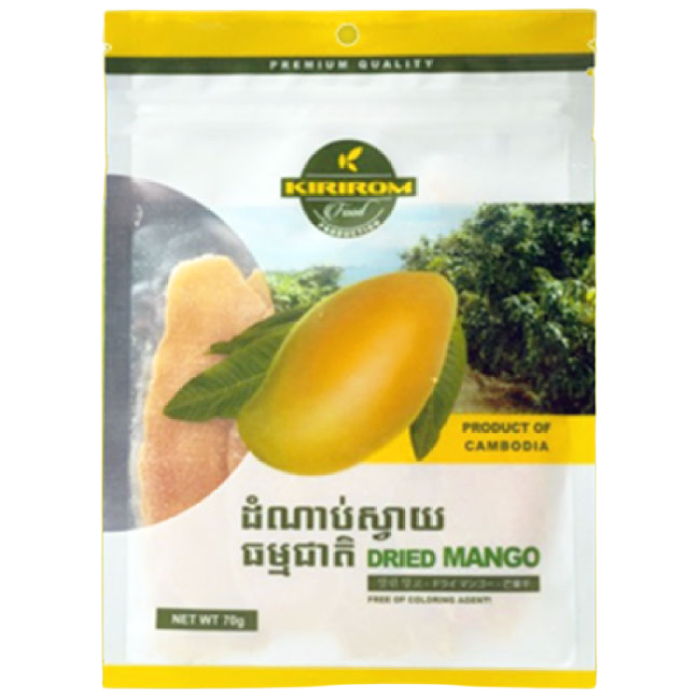 kirirom 진짜망고 캄보디아 키리롬 건망고 말린망고 dry mango 10% sugar, 1개, 70g 3,480원