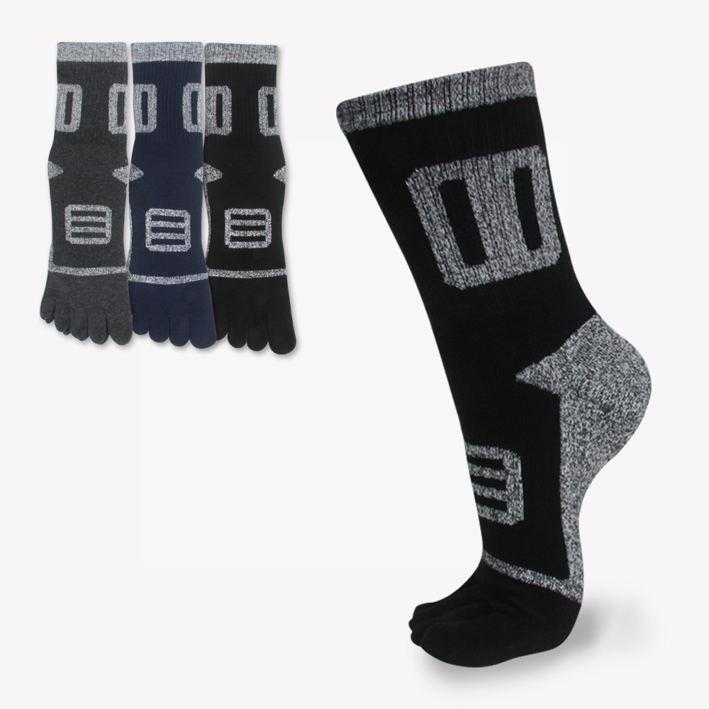 양말조아 두꺼운 통파일 스포츠 등산 남자 발가락양말 장목-6켤레 29,900원