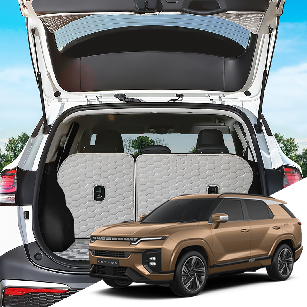 액티언 2세대J120 본투로드 하이브 차량용 바닥 등받이 트렁크매트, 브라운, 액티언 2세대J120 39,800원