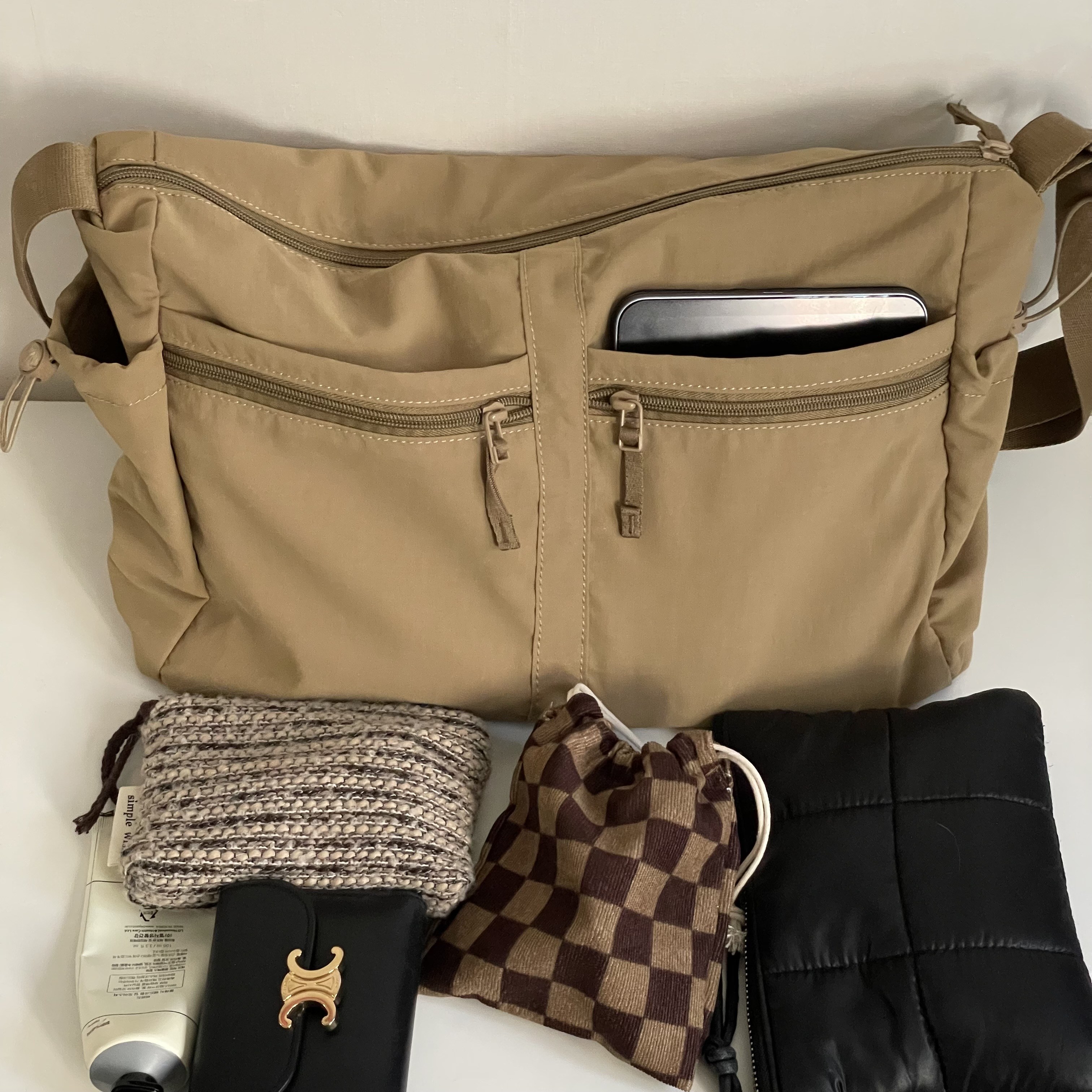 포이아 남녀공용 보부상 데일리 숄더 여행 크로스백 27,900원