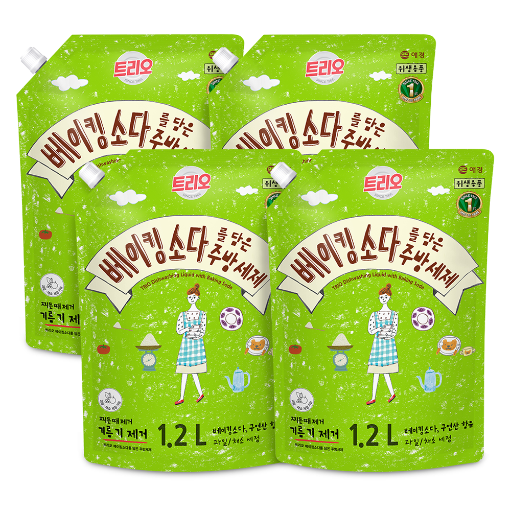 트리오 베이킹소다를 담은 주방세제 11,000원