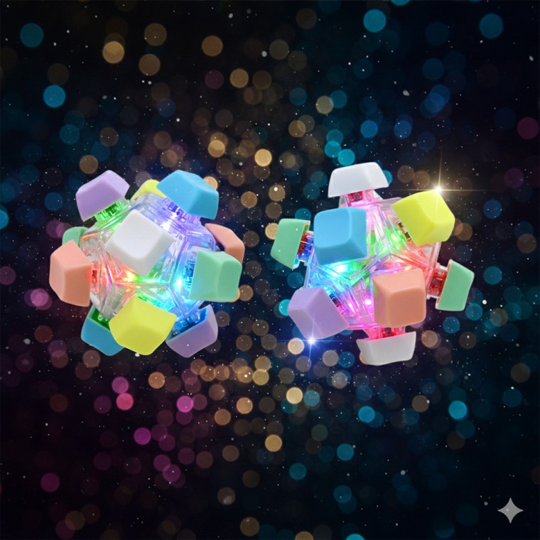 프랜즈럽 자광 딸깍이키링 키캡 LED12구볼 테트리스게임1p 감성키링 반짝이키링 가방 키보드 클릭키링 열쇠고리FR, 1개, 상세페이지 참조 9,820원