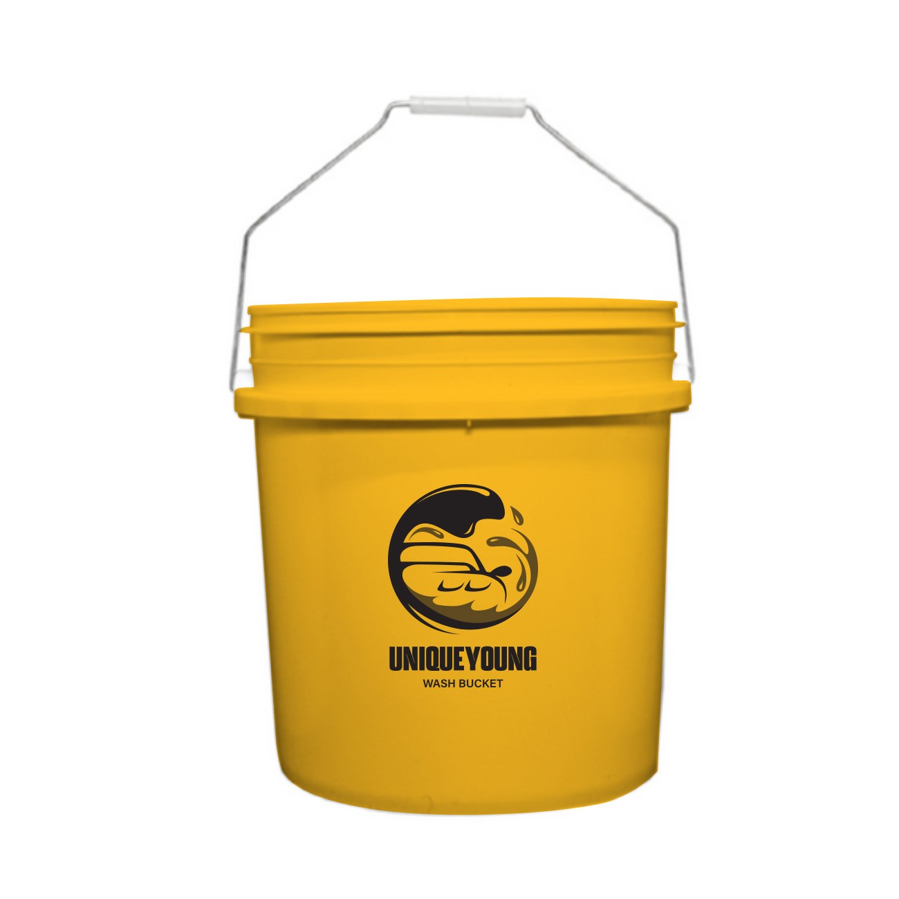 유니크영 프리미엄 세차 버킷 18L, 옐로우 9,700원