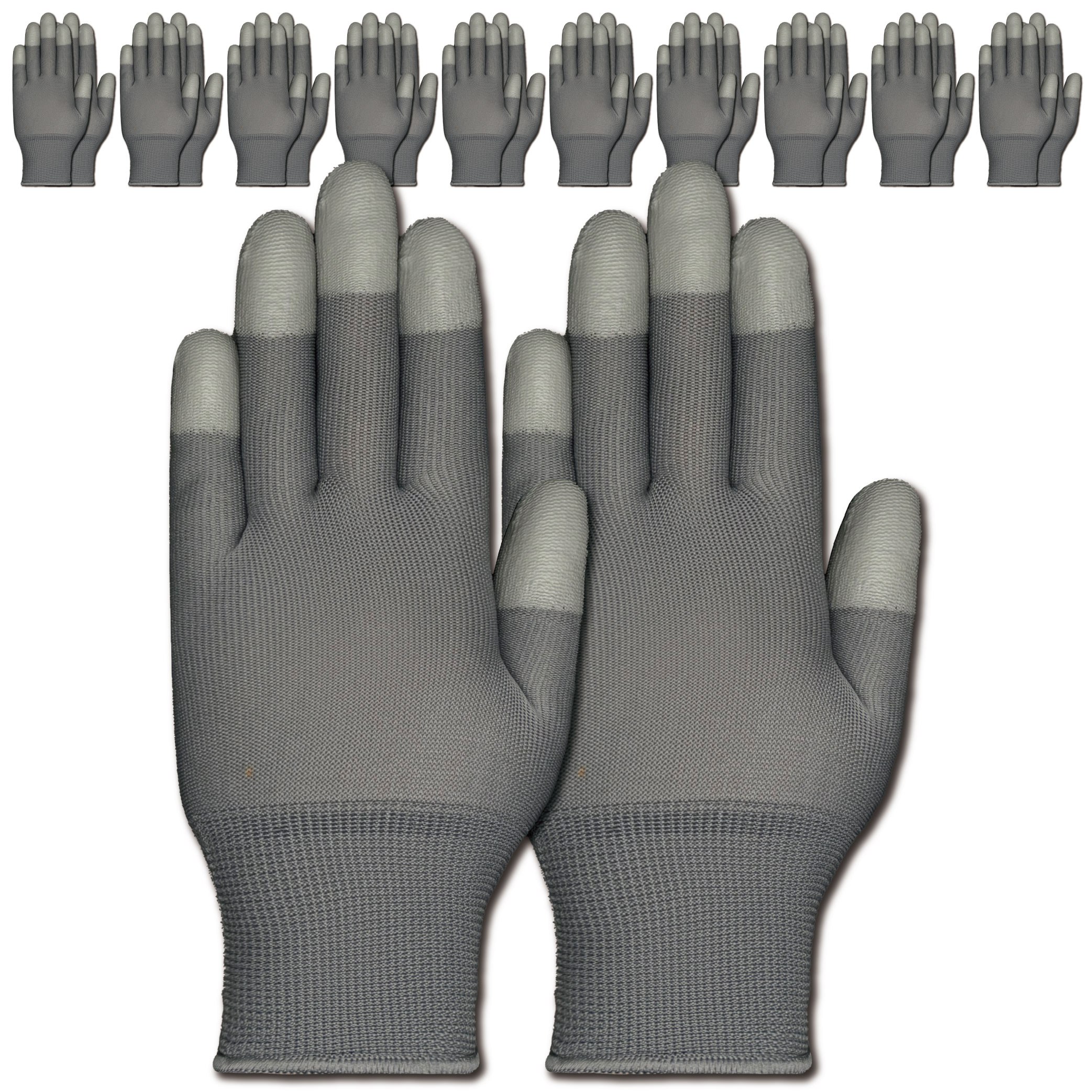 장갑천국 PU 탑 손끝 코팅장갑 탑피트 L사이즈, 10개, 회색 6,200원