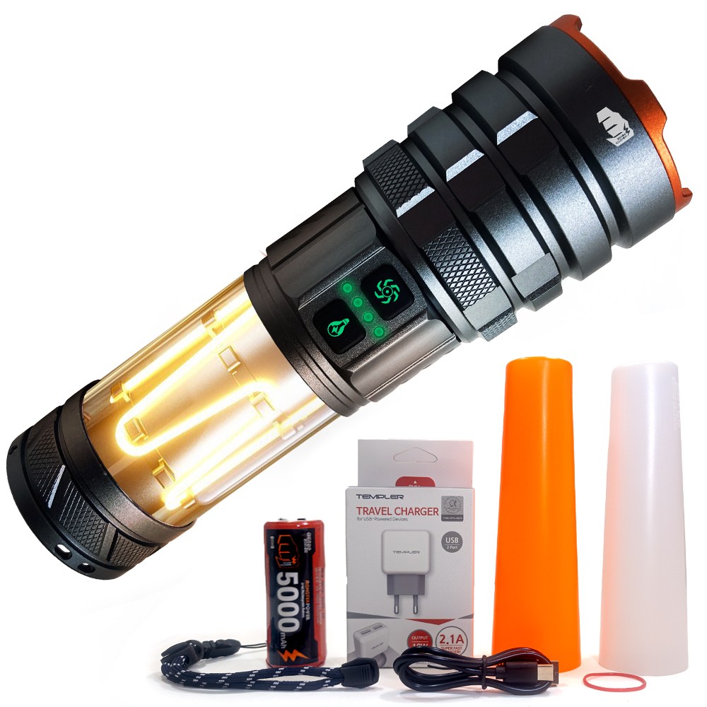 몬스터파워 제우스 LED 후레쉬 줌 랜턴 충전식 써치라이트 45,400원