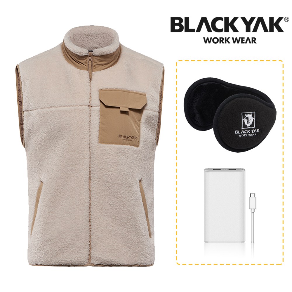 블랙야크 발열조끼 플리스발열조끼  [보조베터리 + 귀마개 포함] 139,000원