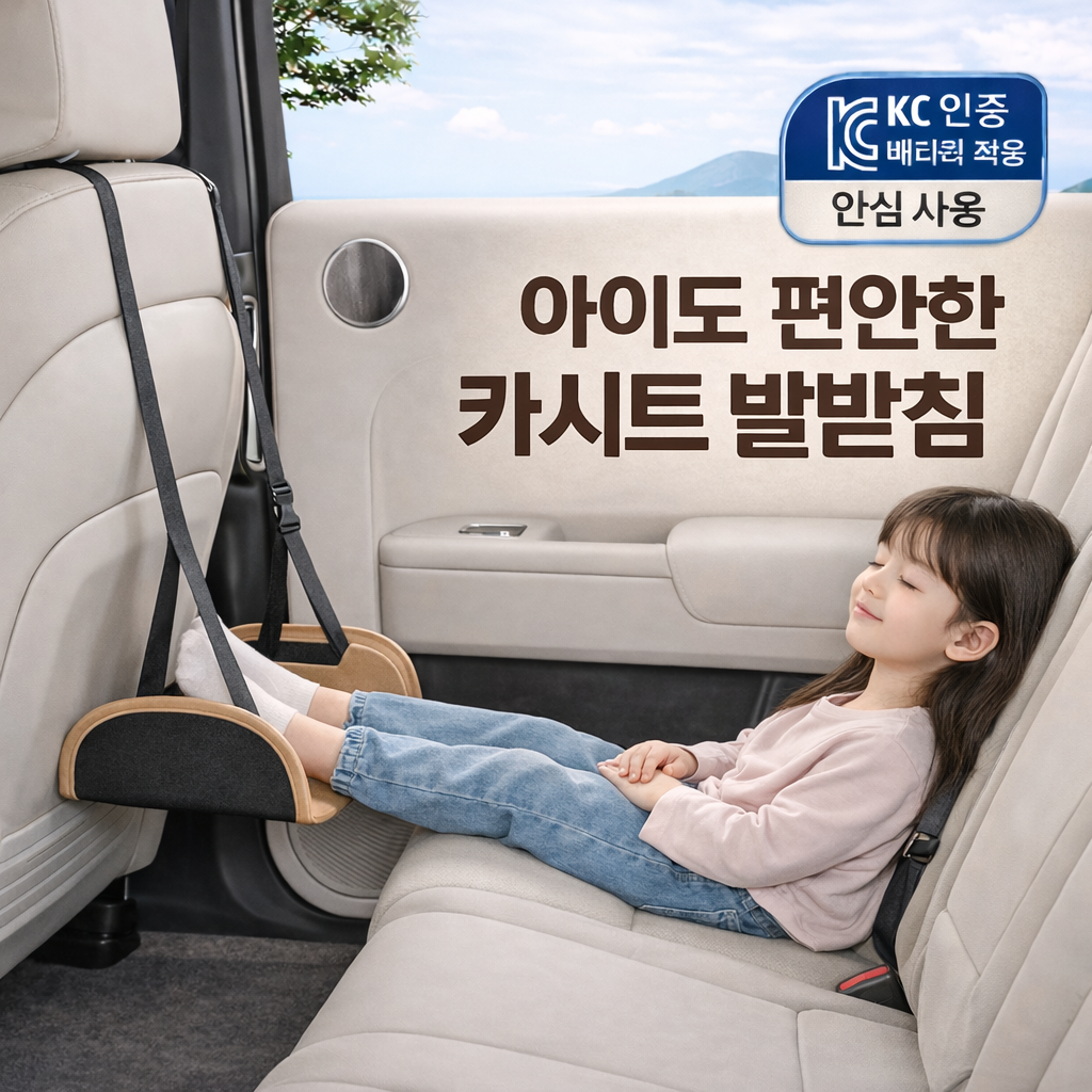 스피릿태드 뒷좌석 발받침대 차량발판 풋레스트 발거치대 풋해먹 11,540원