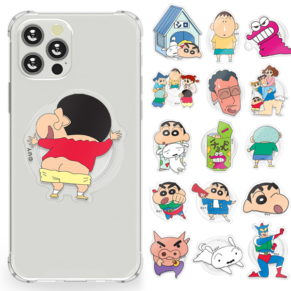 JNC 정품 짱구는 못말려 아크릴스마트톡 투명 스마트톡 거치대 폰 홀더 악세사리 [124개 디자인] 커버 8,900원