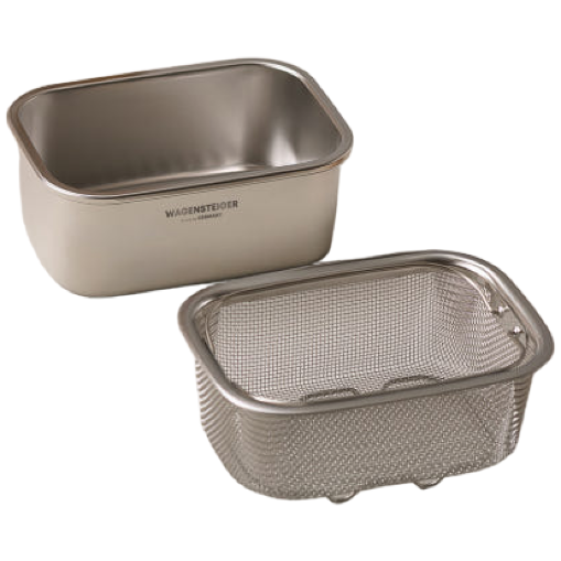 바겐슈타이거 스테인리스 드레인 채반 세트 / 씻기, 보관 겸용, 1개, 스틸 28,000원