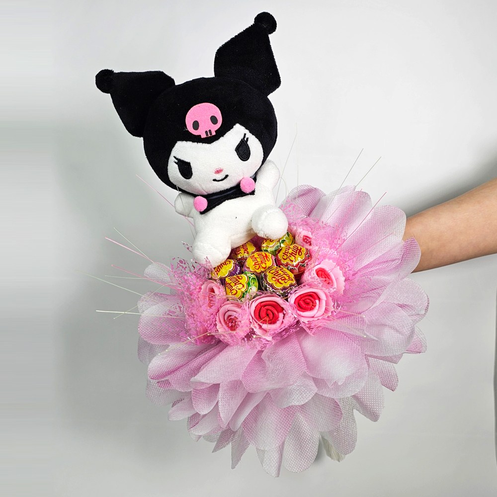 앤드플라워 산리오 츄파춥스 7개 인형꽃다발 졸업식 입학식 사탕꽃다발 부케 화이트데이선물 15,900원