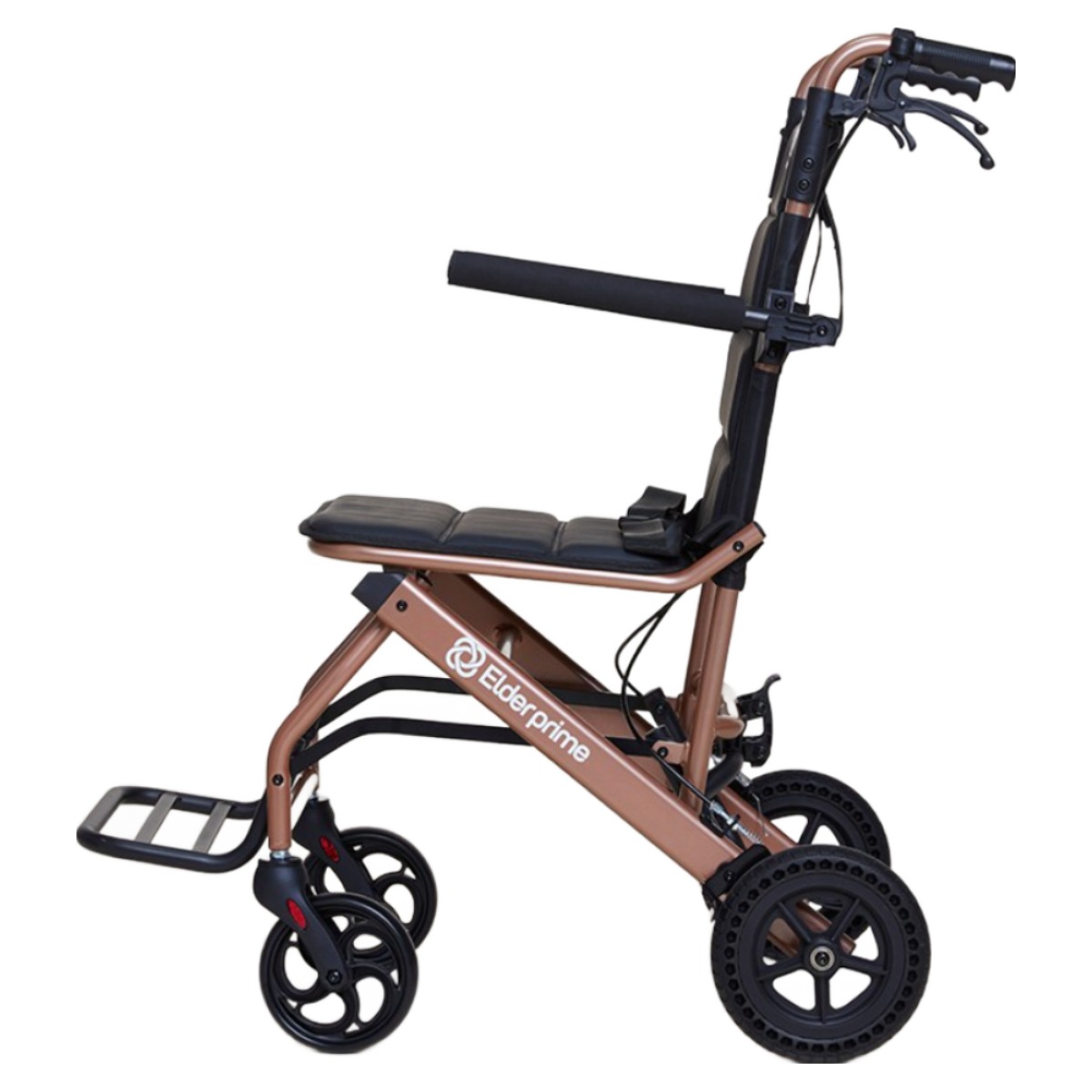 [엘더프라임] 미러쥬 휴대용 여행용 접이식 경량 휠체어 실버카 효도카, 1개, M4_라이트 290,000원