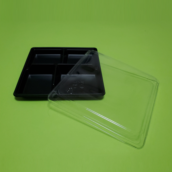 GP-09-4칸 일회용 반찬용기 디저트용기(195x195xH30mm) / 600세트 171,800원