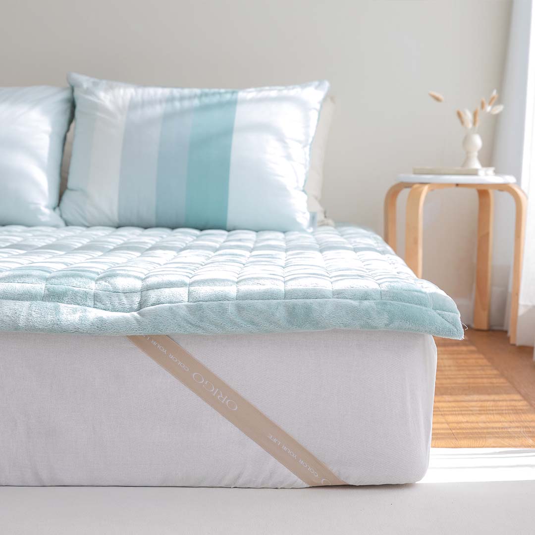 오리고 벨보아 초극세사 침대패드 5mm, 민트 77,000원