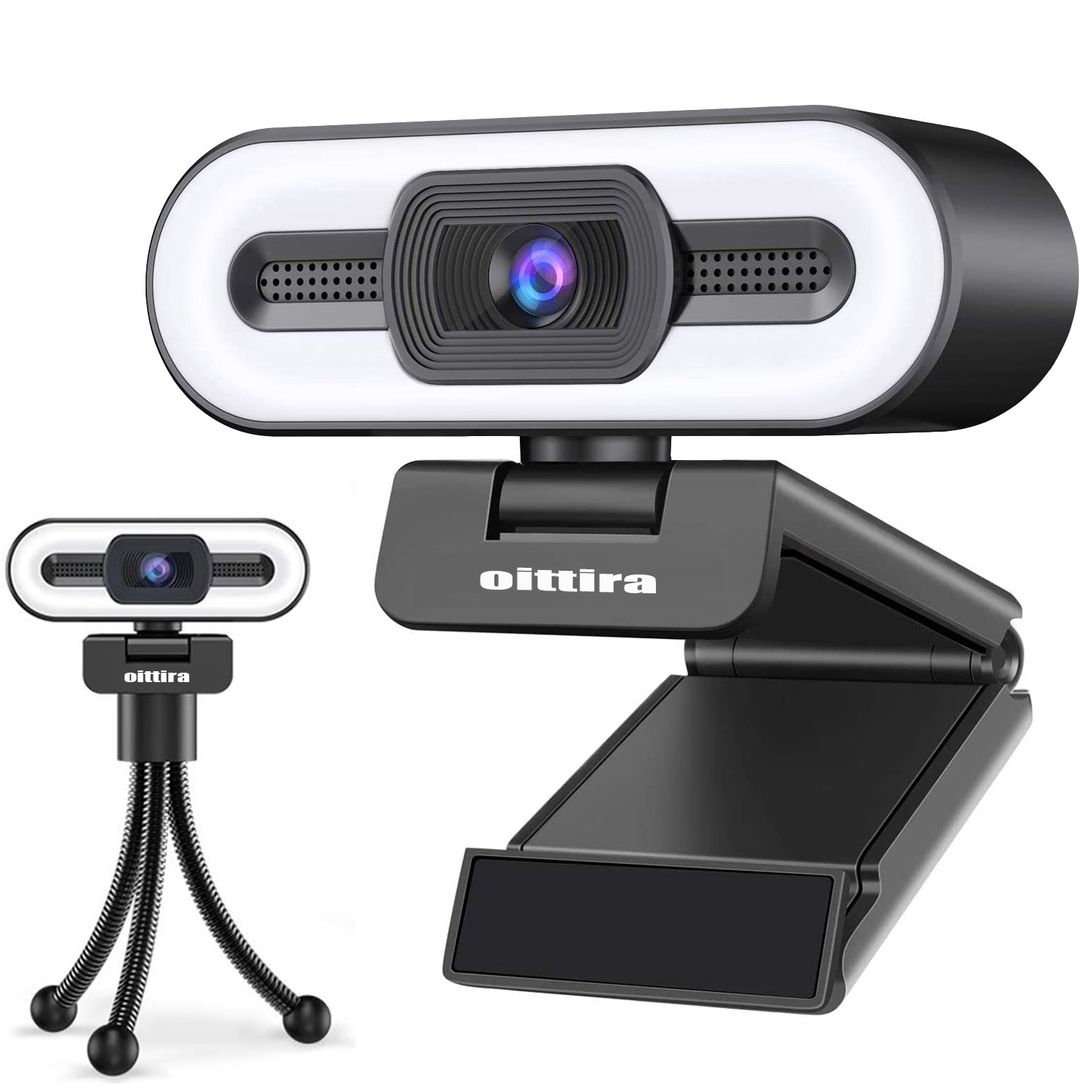Oittira QHD 웹캠  (마이크내장  3가지색상의 보조 라이트를, 200만, 500만, 800만 화소 선택 가능) 57,570원