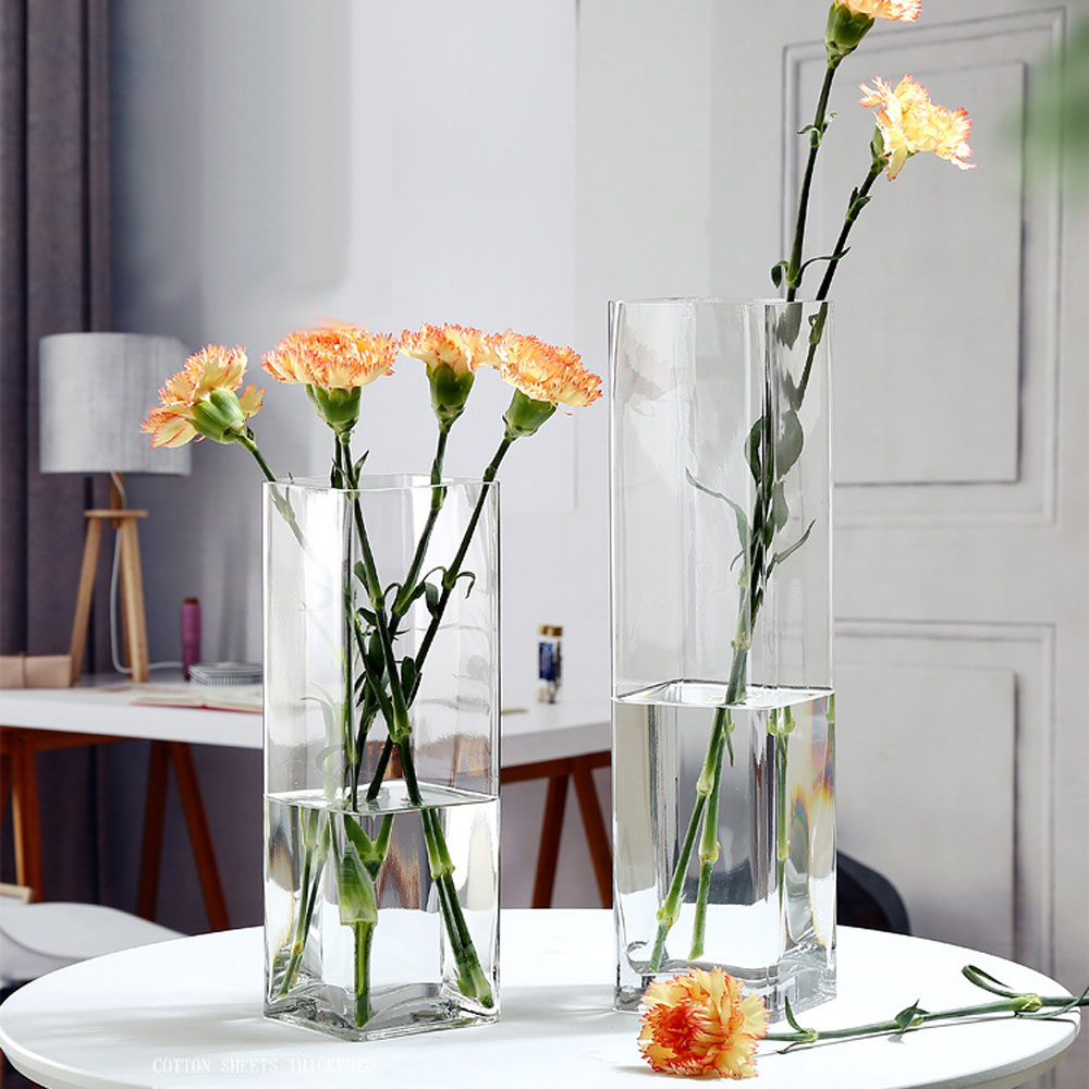 베하몰 유리화병 수경재배 인테리어 꽃병 화병 사각 5x5x20cm 66,930원