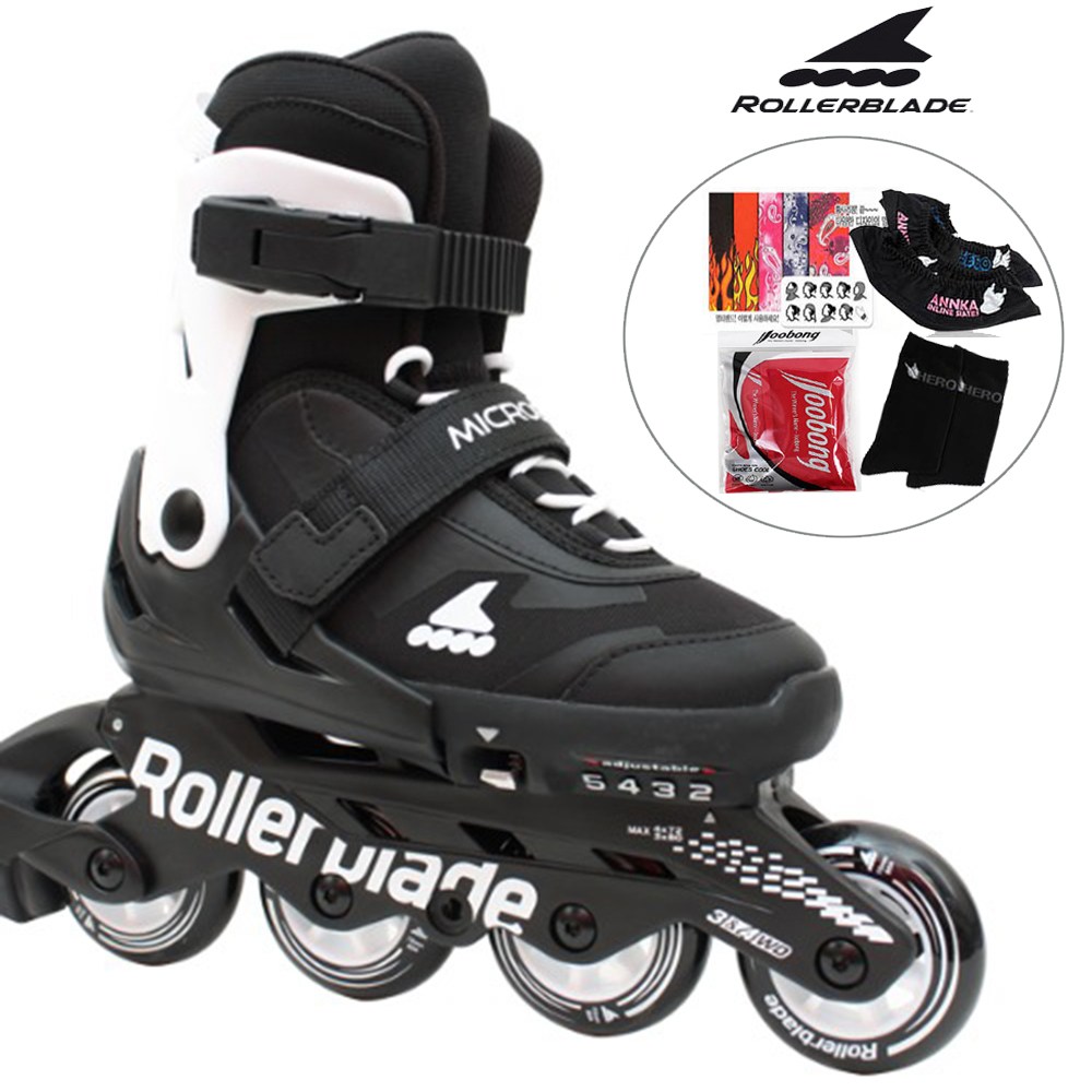 롤러블레이드 2026년 정품 아동 인라인스케이트 마이크로블레이드 블랙 5종사은품 235,000원