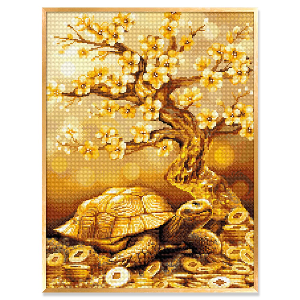 블링블링 알루미늄 액자형 보석십자수 (AB+원형) 60x45cm, BL3D-1206 (재물거북이), 1세트 49,900원