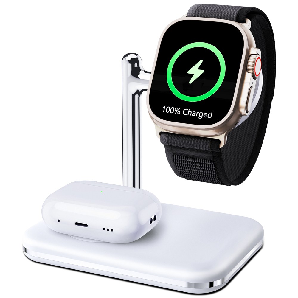 더조은셀러 애플워치 에어팟 2in1 웨어러블 듀오 스탠드 동시 듀얼 무선충전기 C타입 10W 29,800원