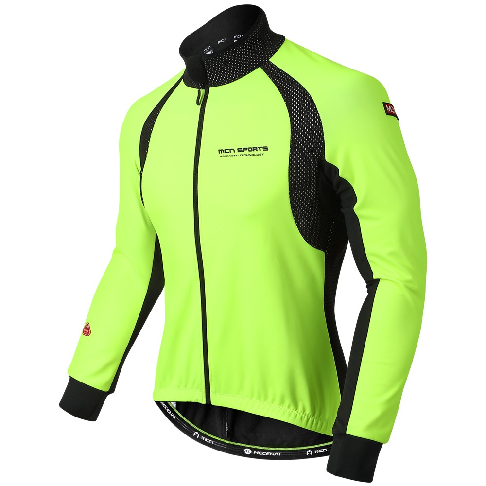 MCN 네온 기모 방풍발수 윈터 자켓 자전거 의류 기능성 사이클 상의 방풍발수방한 세미루즈핏 185,000원