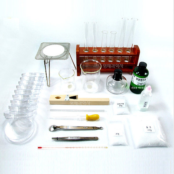과학실험세트 22종 비이커 삼발이 핀셋 상자 실험용 과학수업용 45,000원