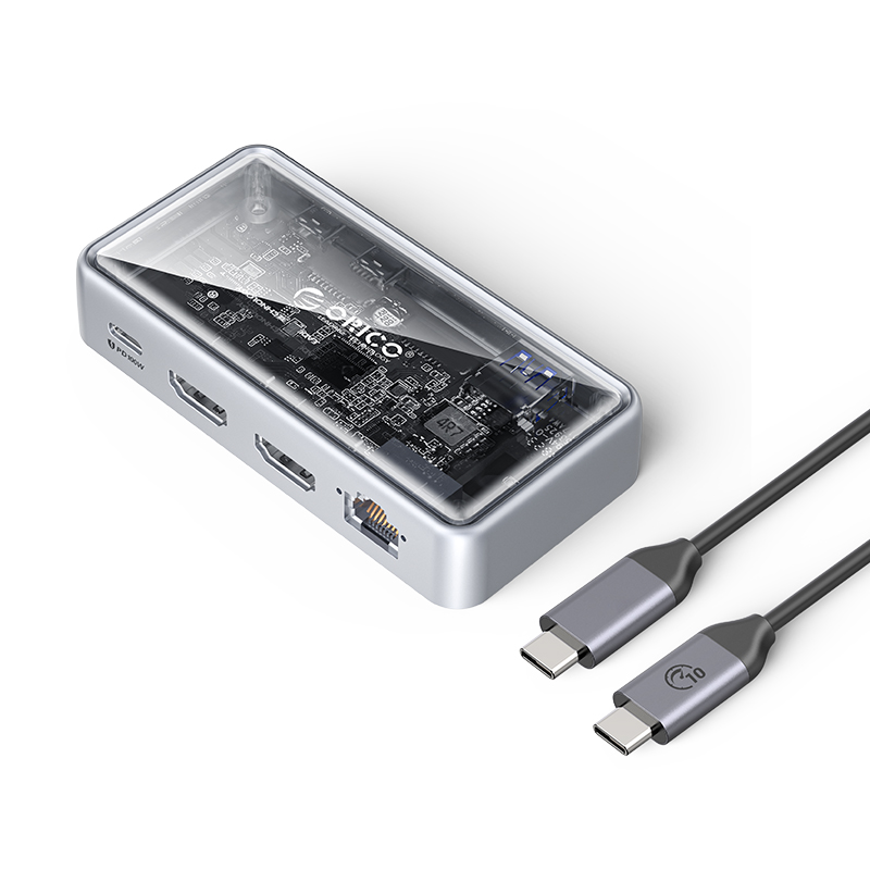 오리코 TM10-6CP C타입 6 in 1 멀티허브 USB3.2 PD100W RJ45 HDMI 107,500원