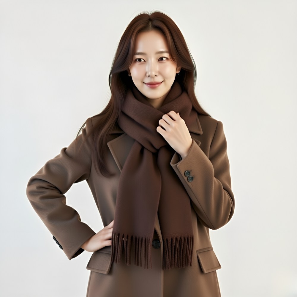 히스온 부드러운 캐시미어 라이크 머플러 여성 목도리 선물 14,900원