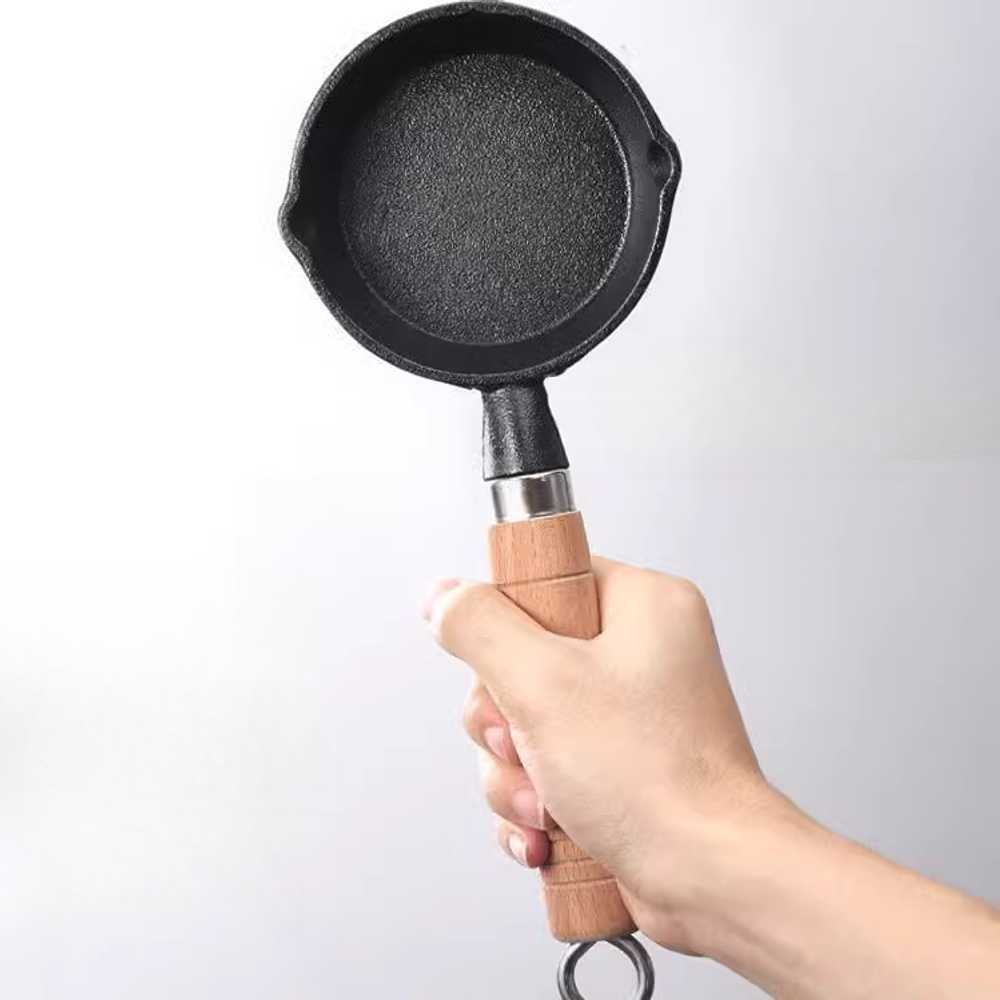 무쇠 주물 미니 프라이팬 가정용 붙지않는 후라이팬 계란 에그팬 1구 소형 11,800원