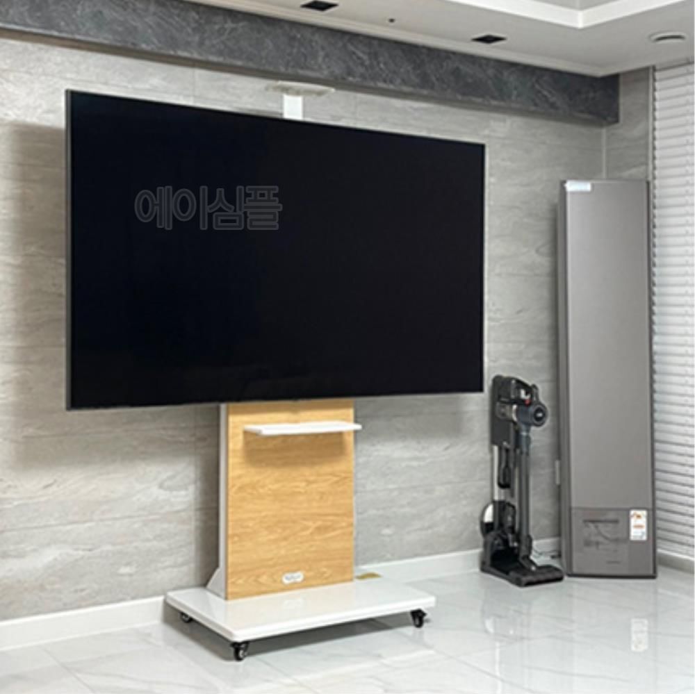 회의용 이동식 85인치 TV 스탠드 거치대 LG 브라켓 이동형 호환 받침대 이동식받침대 바퀴달린 TV스탠드 304,600원
