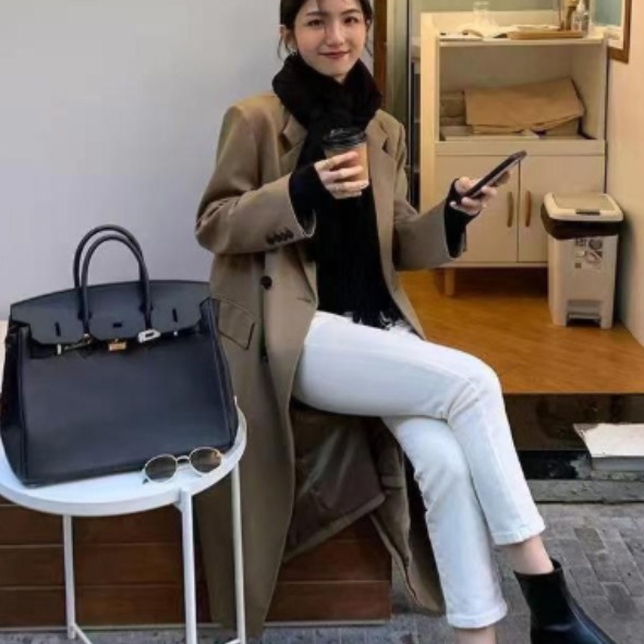 COSYEVNO 여성 더블 버튼  롱 코트 오버핏 춘추계 BCXfywt-8 29,800원