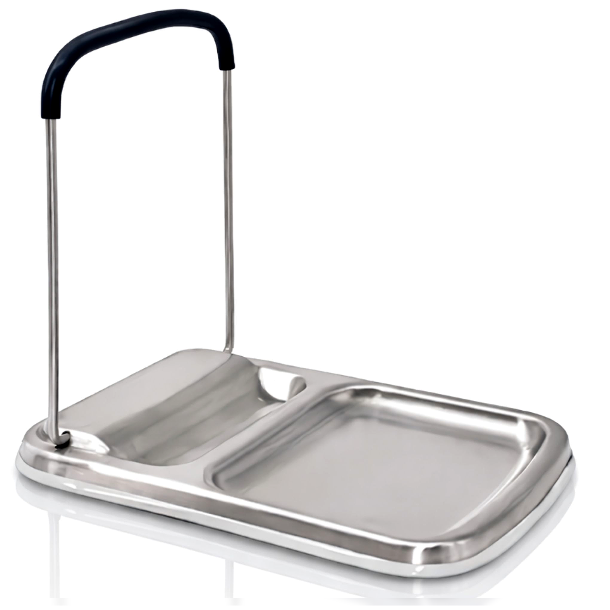 PPFM 스텐304 다용도 조리도구 거치대 국자 뚜껑 받침대, 1개, 접이식 실버 53,000원