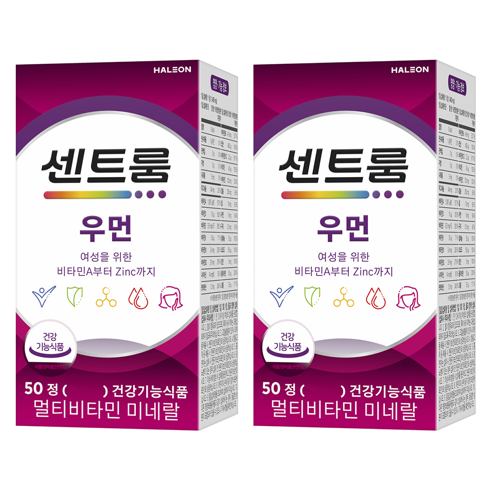 센트룸 우먼 멀티비타민 미네랄, 50정, 2개 44,400원