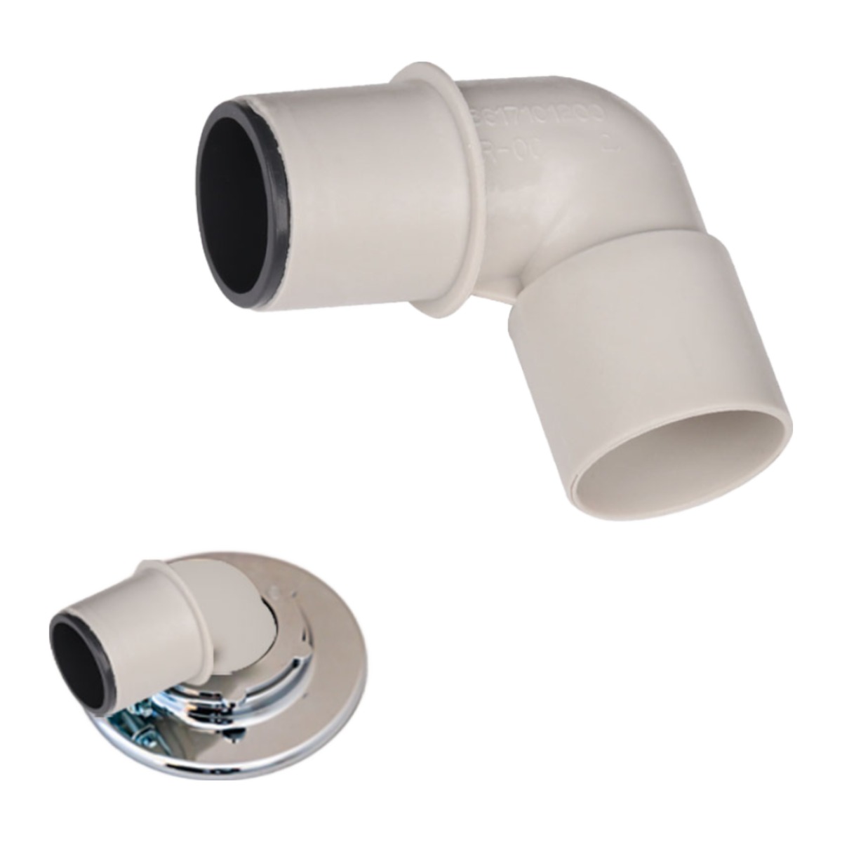 와이넷 세탁기 배수구 하수구 엘보해리 PVC 엘보우 소켓, 단일 색상, 1개 3,000원