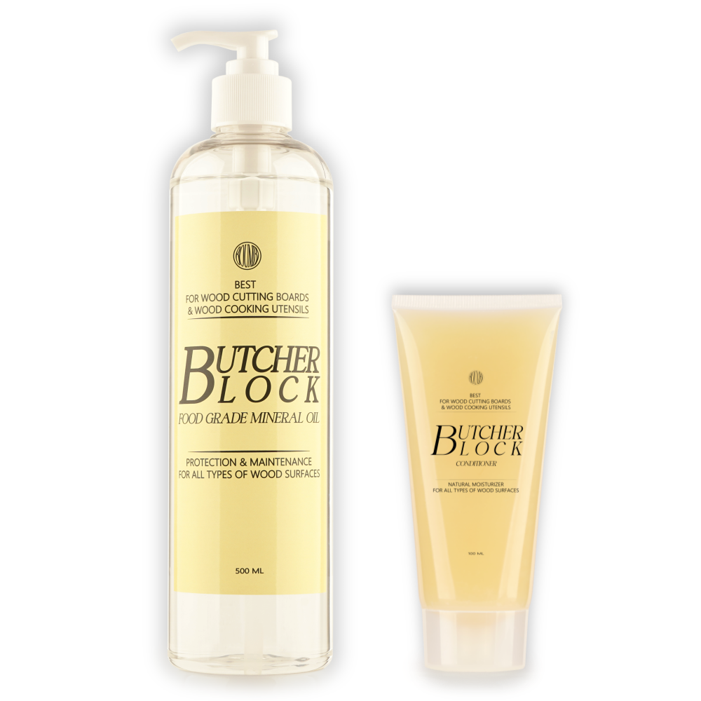 BOUMBI 대용량 도마 관리 세트 500mL 미네랄 오일 100mL 부처블락 컨디셔너 24,900원