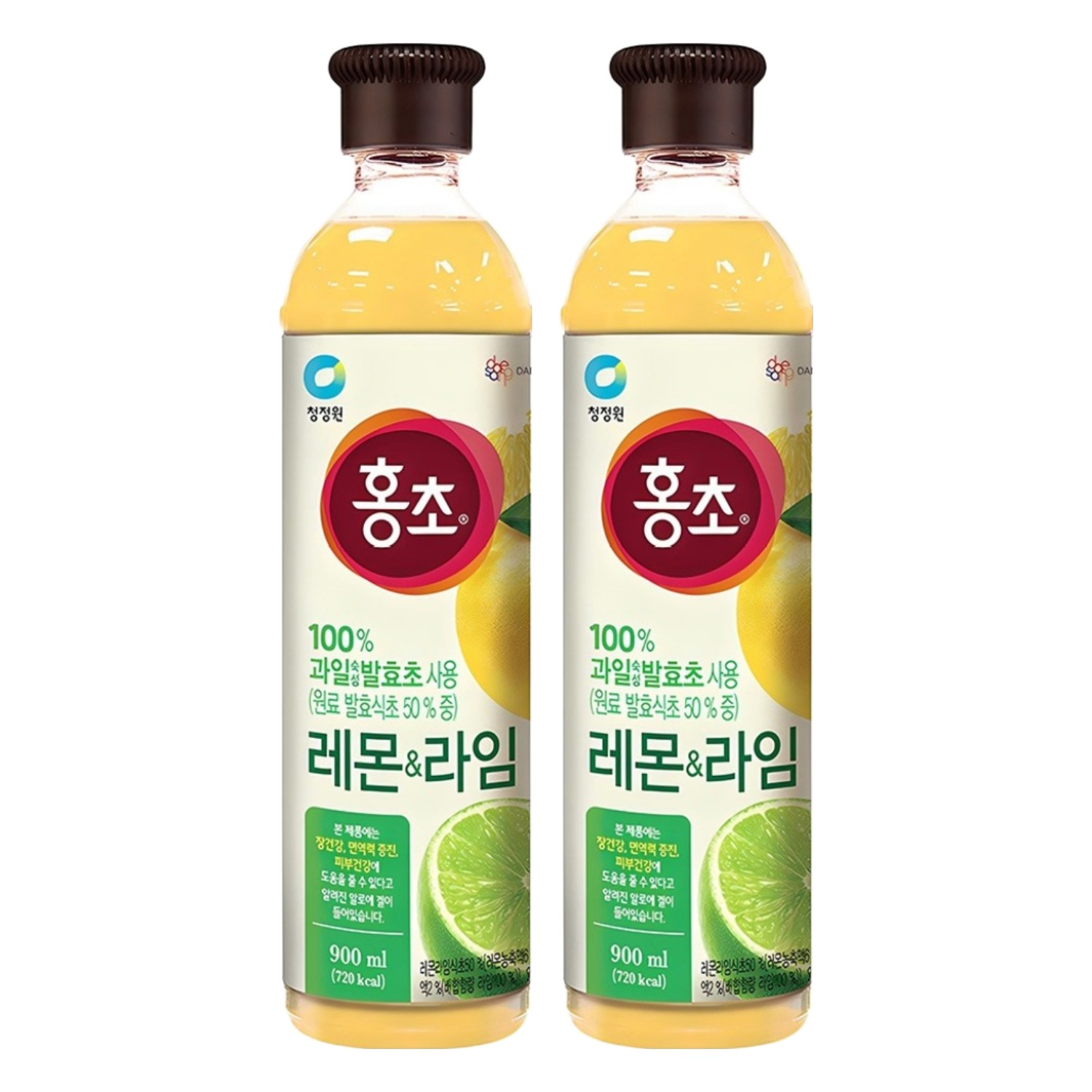 홍초 레몬&라임 음용식초, 900ml, 2개 11,340원