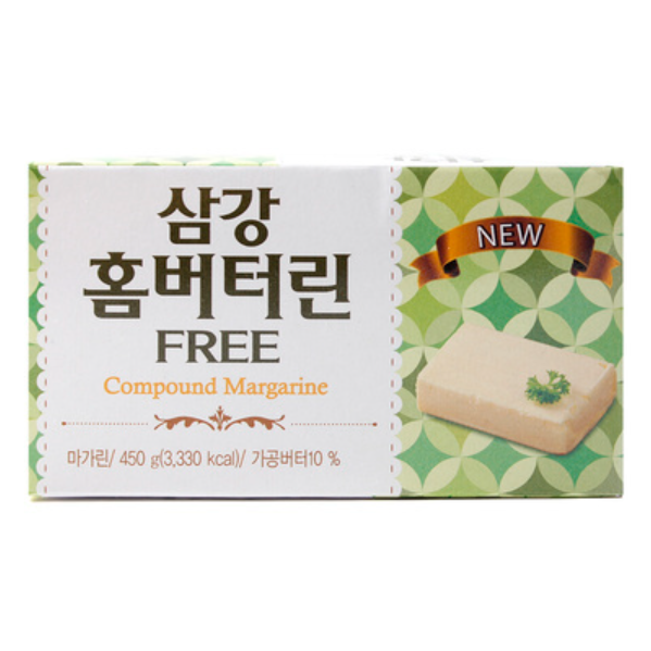 [홈베이킹레시피] 롯데 삼강 홈버터린 FREE, 버터대용, 450g, 3개 24,150원